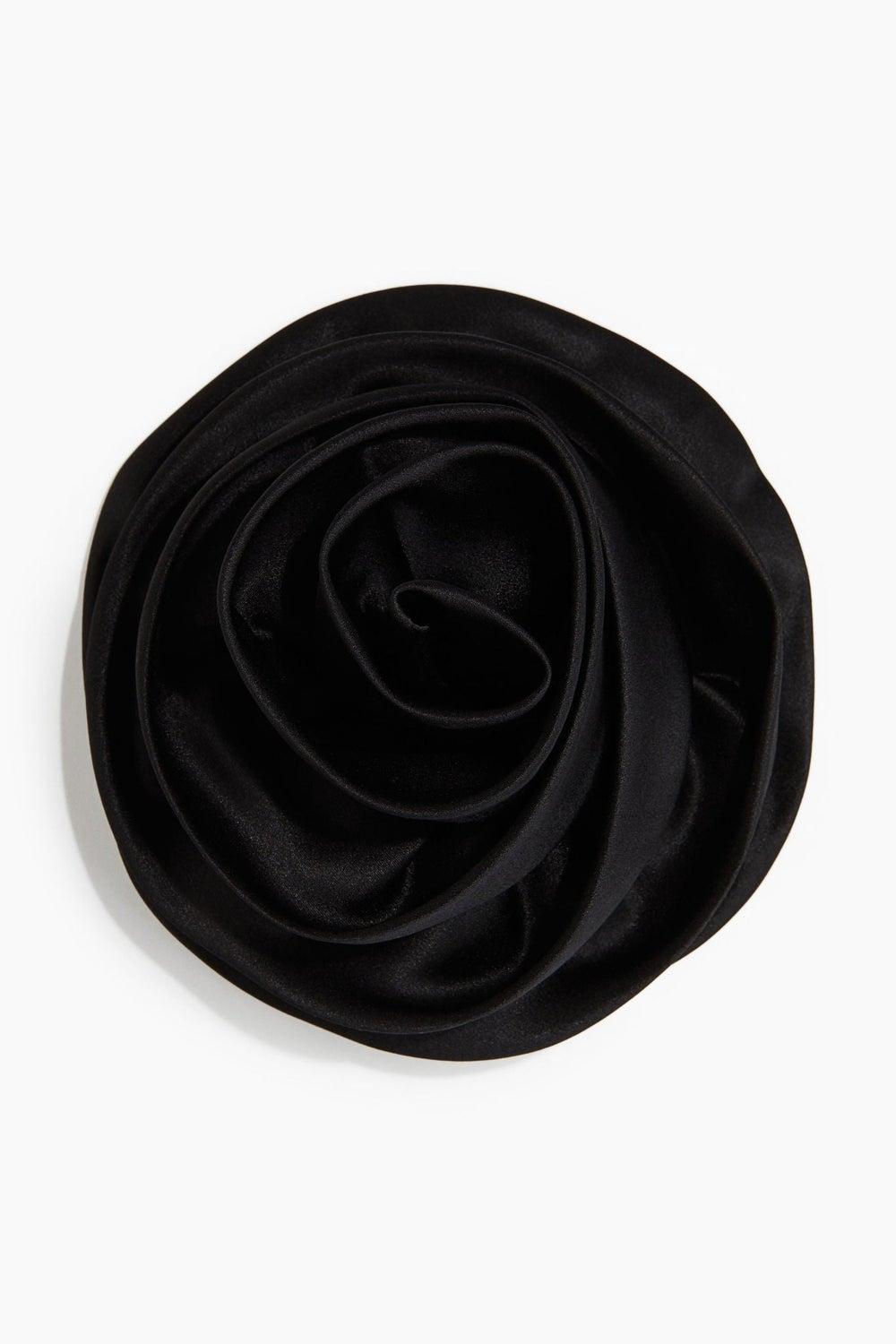 Elegant Silk-Flower Hair Clip for Versatile Styling - Image 1
