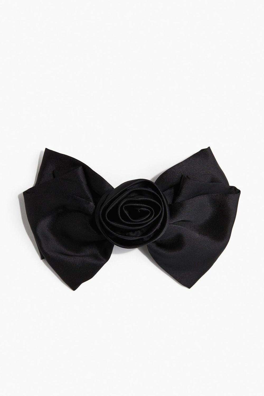 H&M Silk-Bow Elegant Hair Clip: Luxurious Accent Piece - Image 1