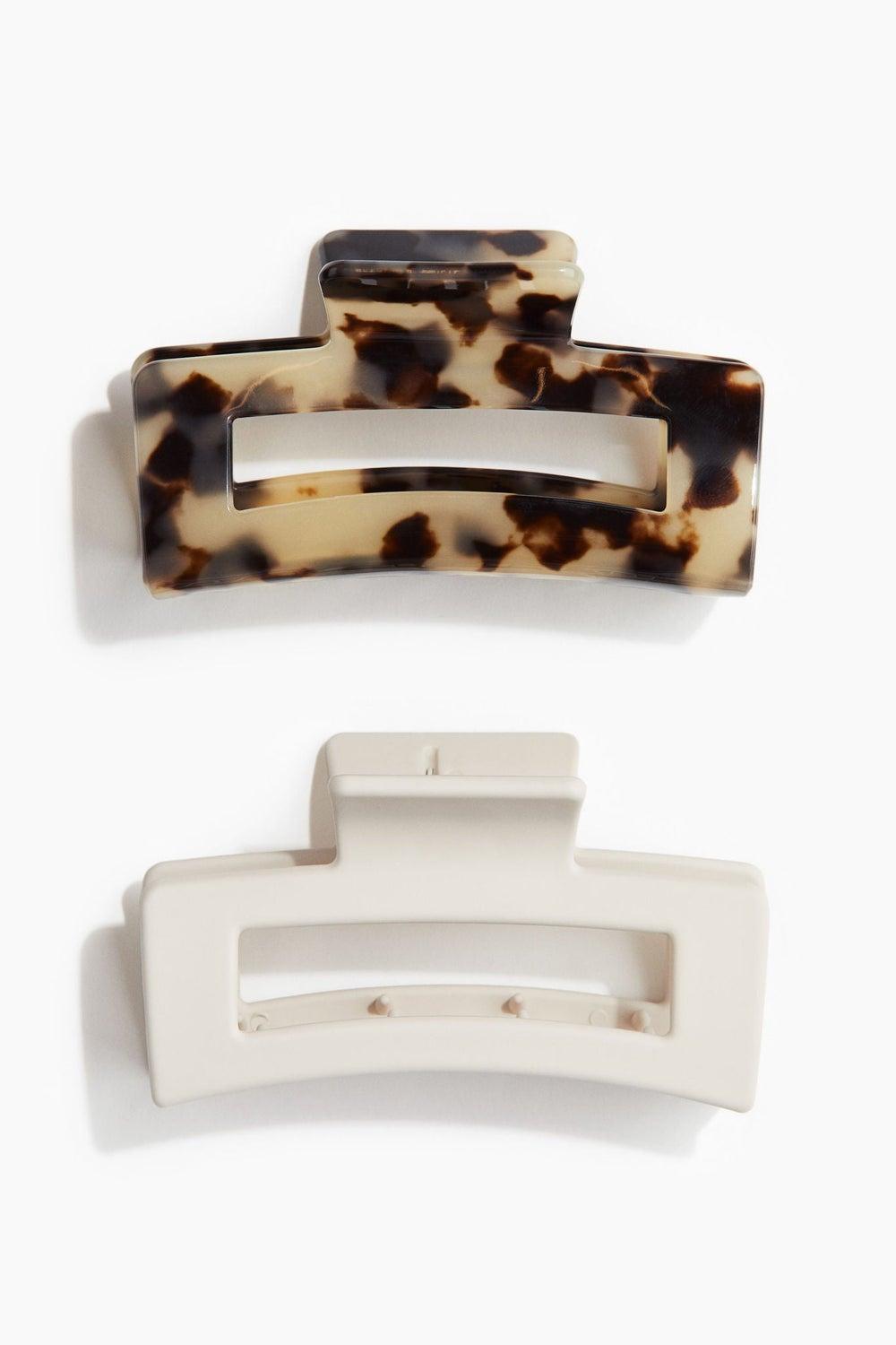 Chic Duo H&M Hair Claws 2-Pack for Every Occasion - Image 1