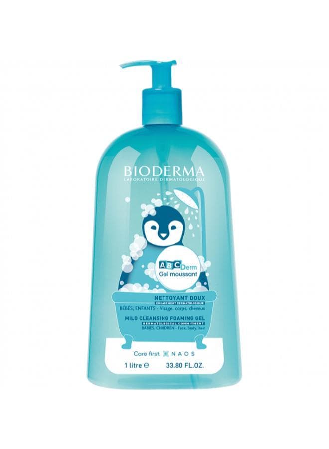 ABCDerm Gentle 1L Cleansing Gel for Delicate Baby Skin - Image 1