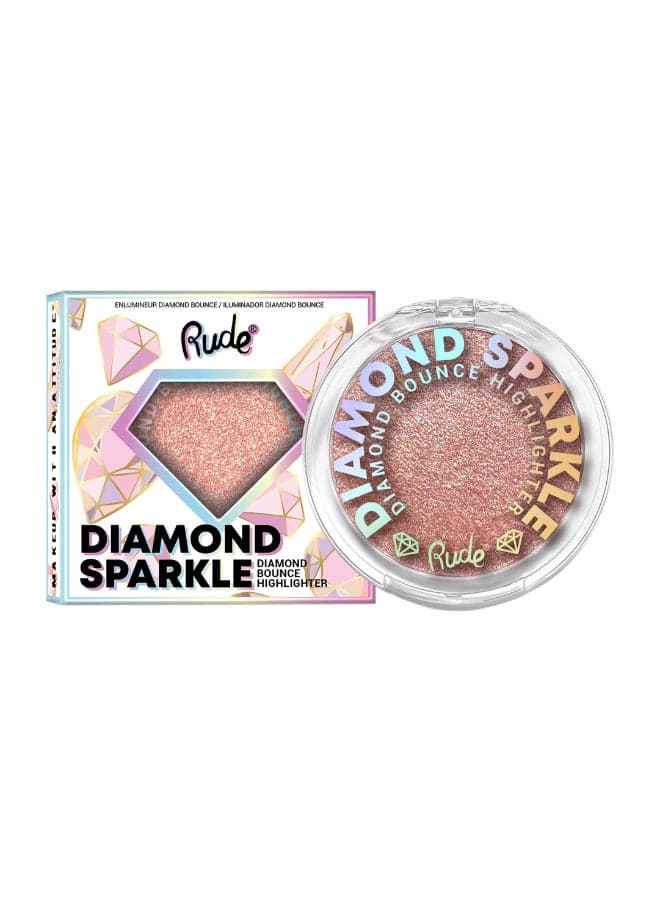 Rose Gold Diamond Sparkle Highlighter for Face & Body - Image 1