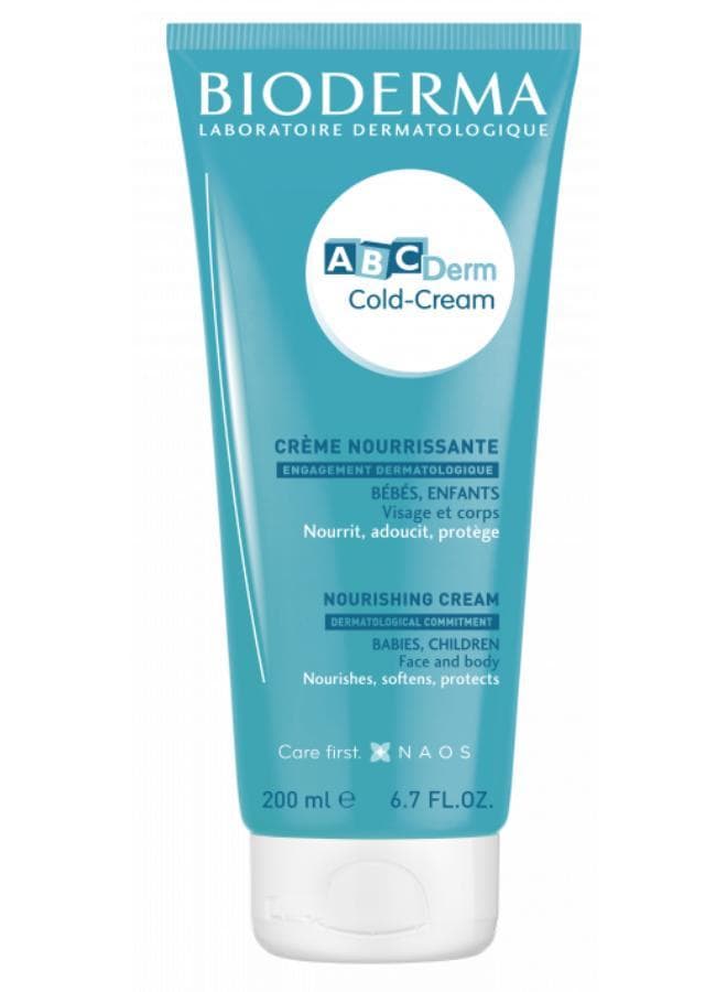 ABCDerm Gentle Cold-Cream 200ml - Calming Skincare for Babies & Children - Image 1