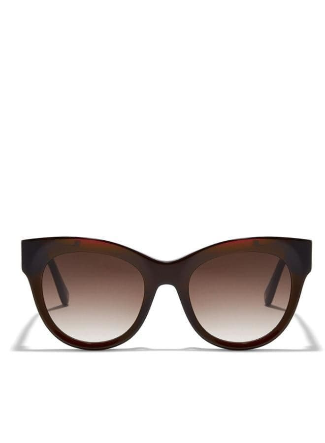 DAWN Cat Eye Burgundy Acetate Sunglasses for Women - Image 1