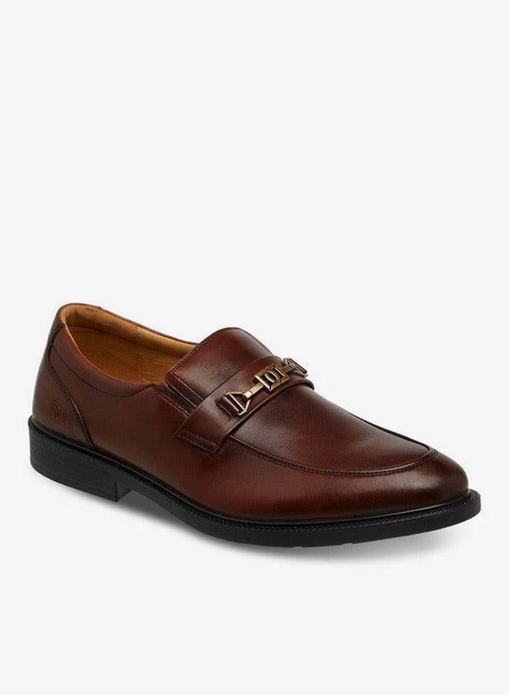 Men’s Leather Buckle Slip-On Loafers 22314-1 - Image 1