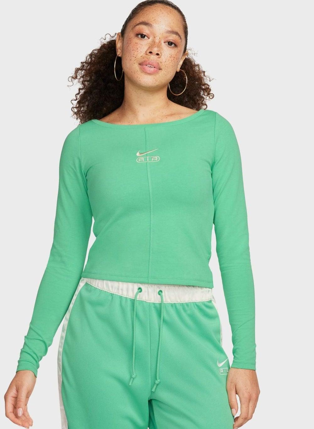 Nike Air FN1911 Green Slim Fit T-Shirt - Image 1