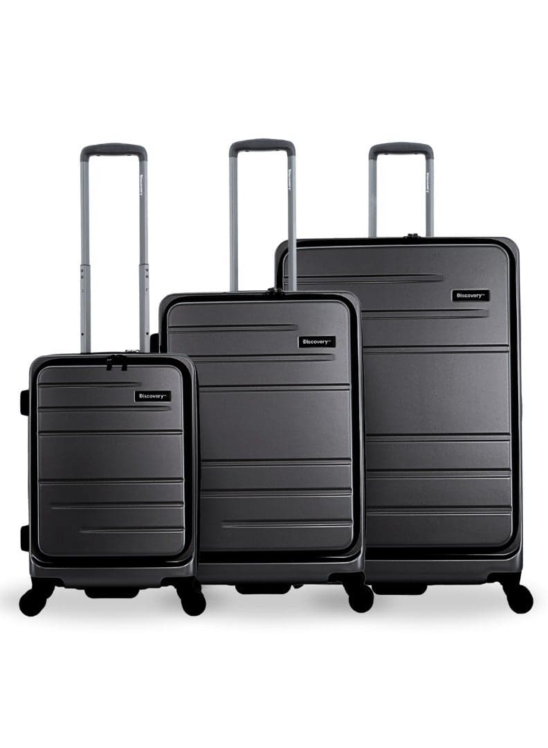 Discovery Patrol PC Hardside Luggage Set 3pcs TSA Expandable - Image 1