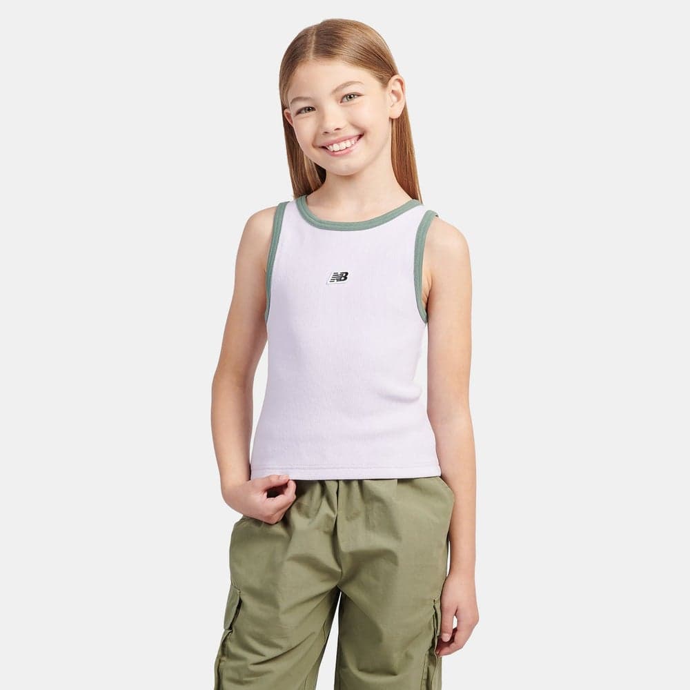 New Balance Kids Premium Rib Tank Top Purple - Image 1