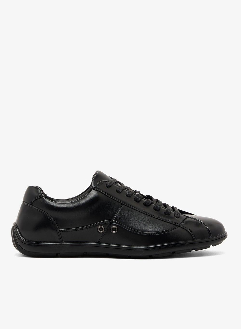 Men’s Black Casual Lace-Up Shoes 7515 - Image 1