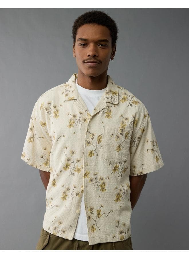 AE Poolside Floral Button-Up Shirt - Image 1