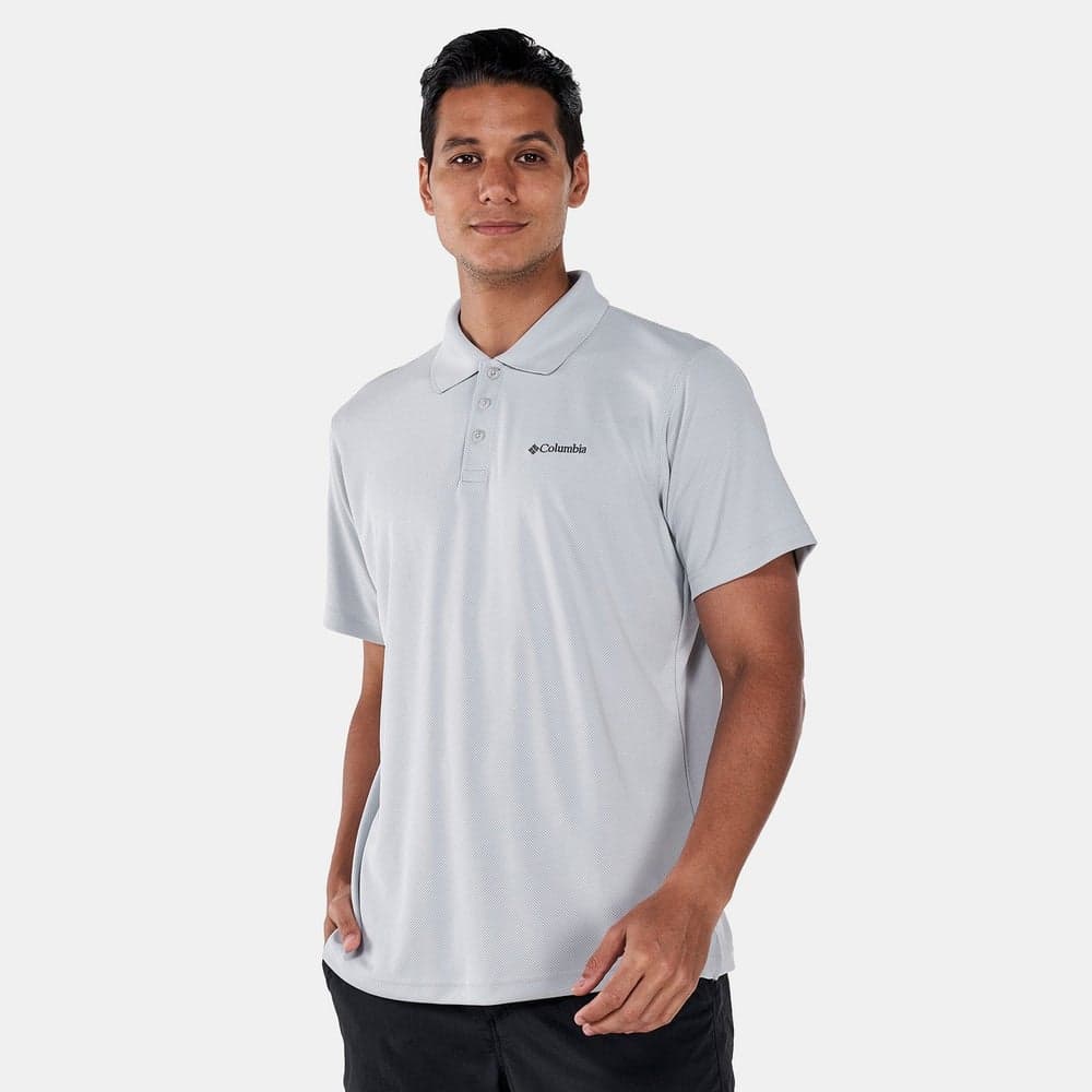 Men’s Utilizer™ Performance Polo Shirt Grey - Image 1