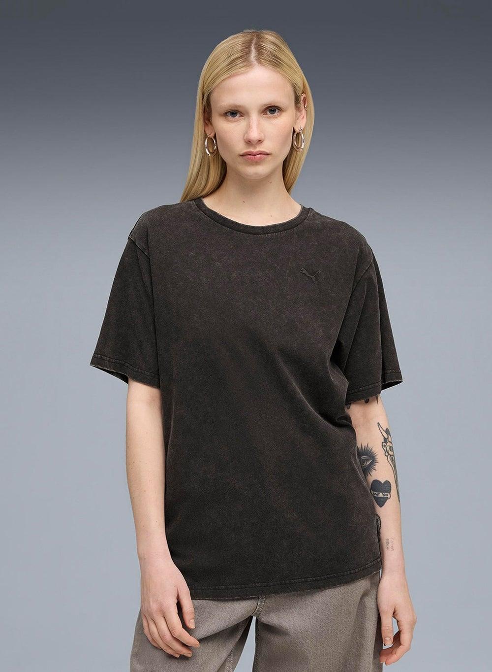 PUMA Elevated Essentials Acid Wash Women's Tee 68810201 - Image 1