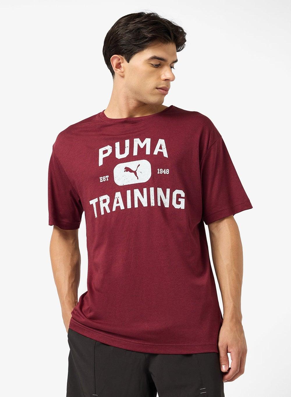 PUMA 52656896 Logo Relaxed Training T-Shirt - Image 1