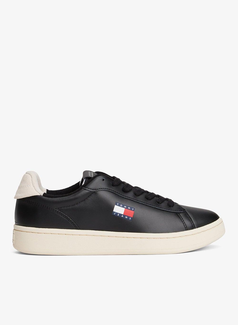 Archive '98 Leather Sneakers – Sleek Black Low-Top - Image 1