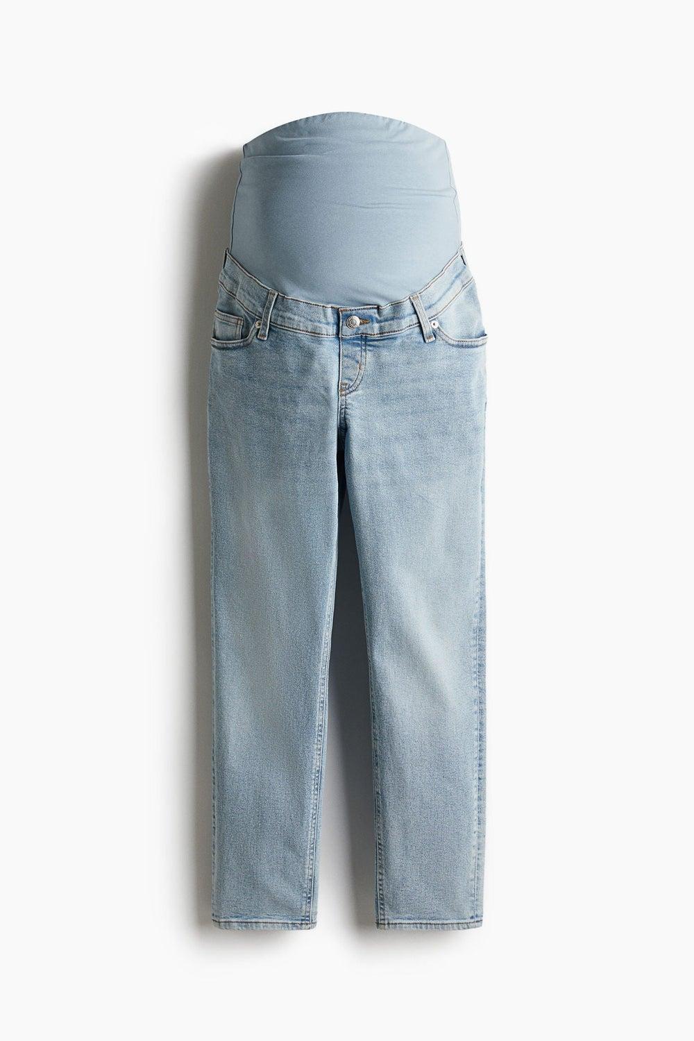 MAMA Slim Ankle Jeans Blue Dusty Light - Image 1