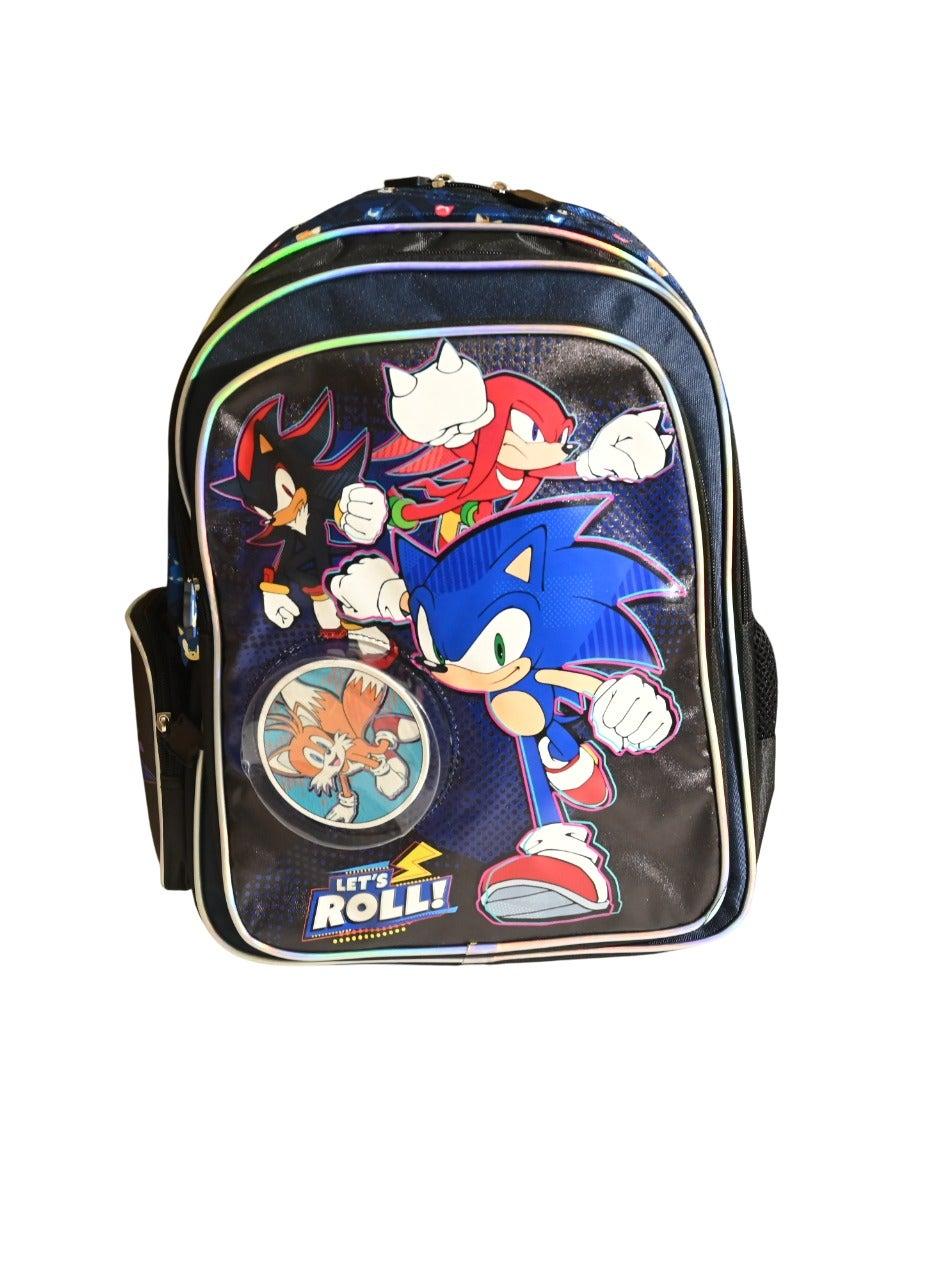 Sonic 16" Backpack Multicolor Kids School Bag - Image 1