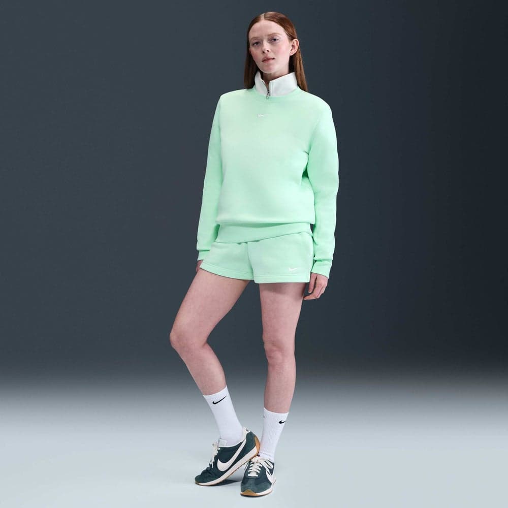 Nike Phoenix Fleece Women’s Shorts Nkif2132 Green - Image 1