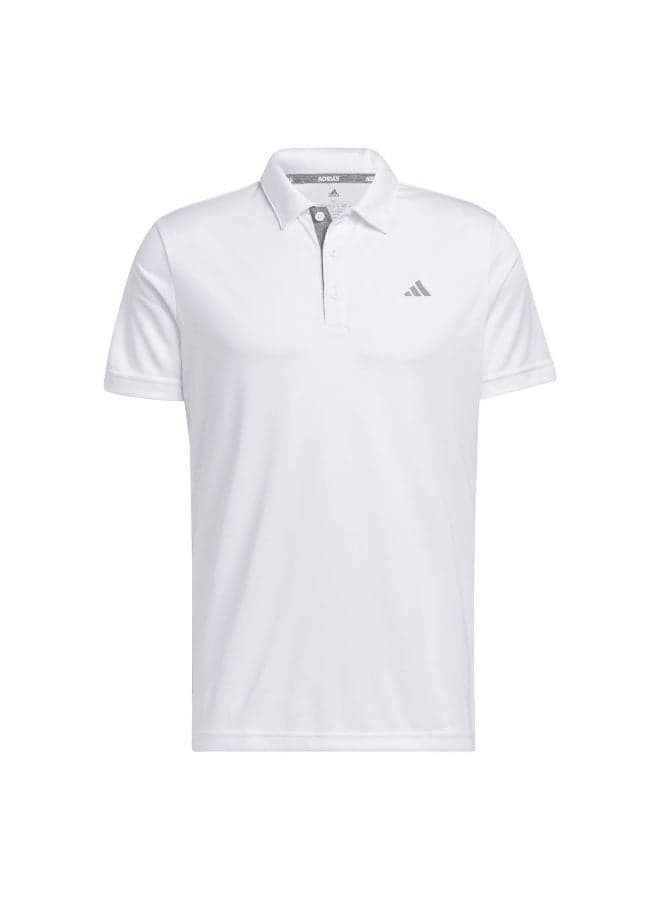 Adidas Drive Golf Polo Shirt White Performance Fit - Image 1