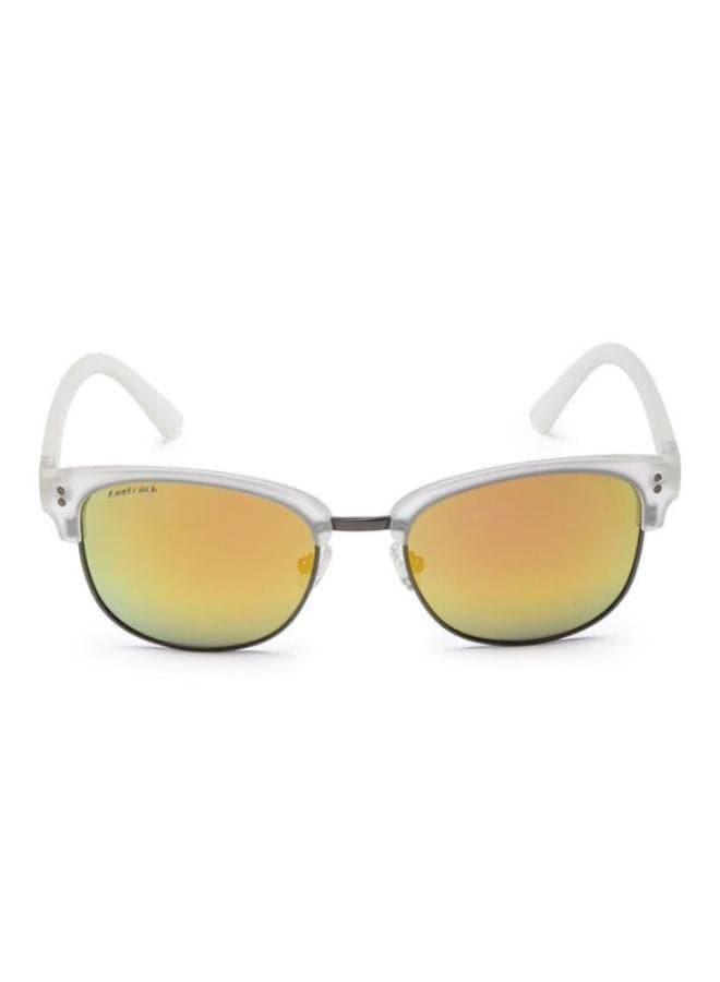 White Clubmaster Cat Eye Sunglasses C088RD3 54 - Image 1