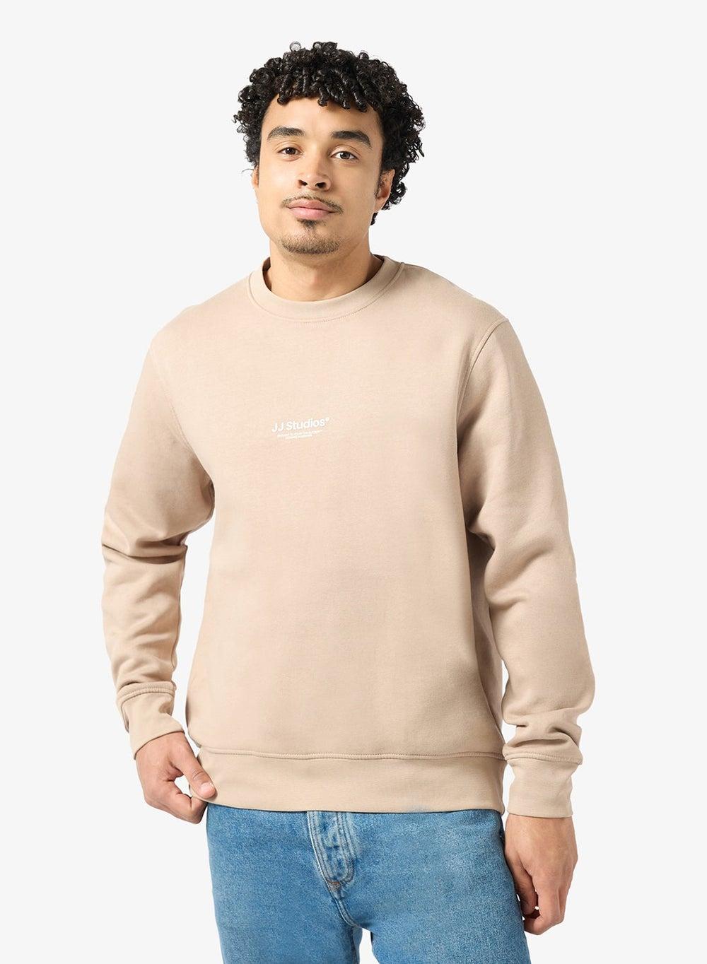 Mocha Meringue Logo Graphic Pullover Sweatshirt 12278791 - Image 1