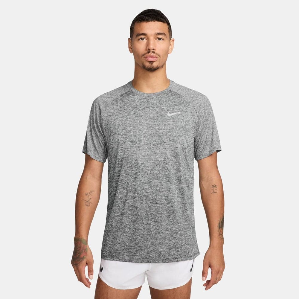 Nike Men's Stride Dri-FIT ADV Running Top Grey - Image 1