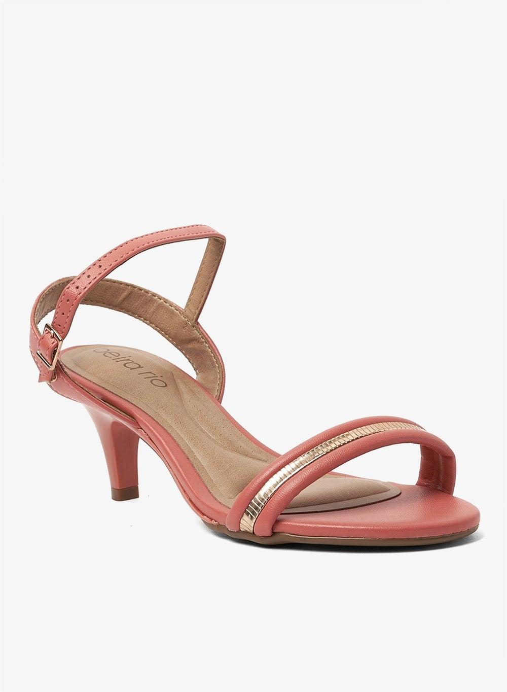 Rose Slingback Women’s Sandals with Kitten Heel Support - Image 1