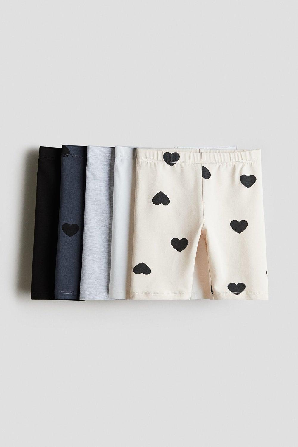 5-Pack Organic Cotton Boys Cycling Shorts Set - Image 1