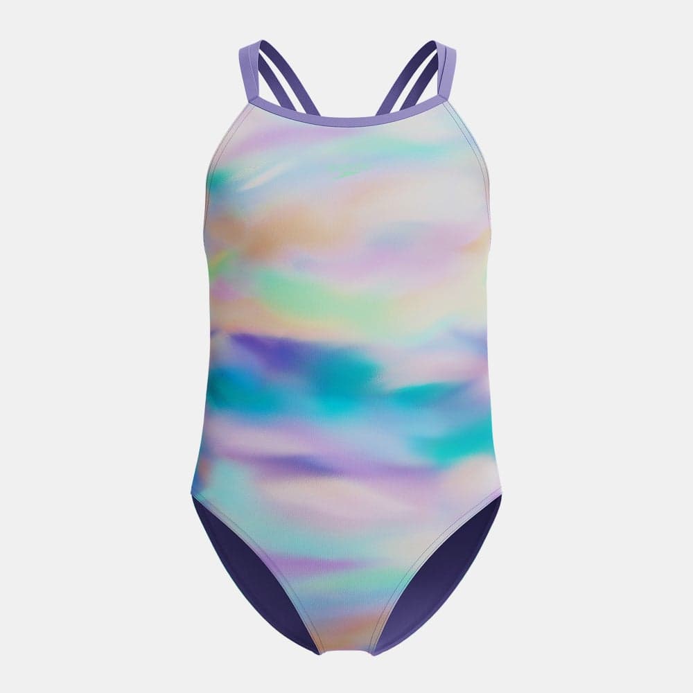 Speedo Sd8 00313618831 Kids Printed Twinstrap Swimsuit - Image 1