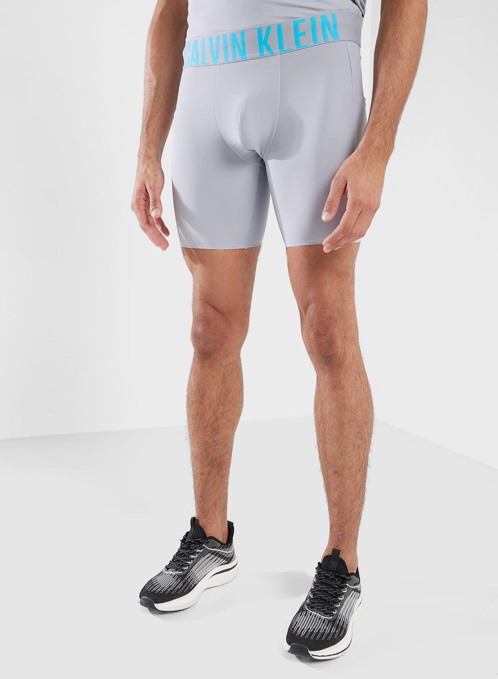 Calvin Klein Sport VOF Grey Cycling Shorts Lvgms5L700 - Image 1