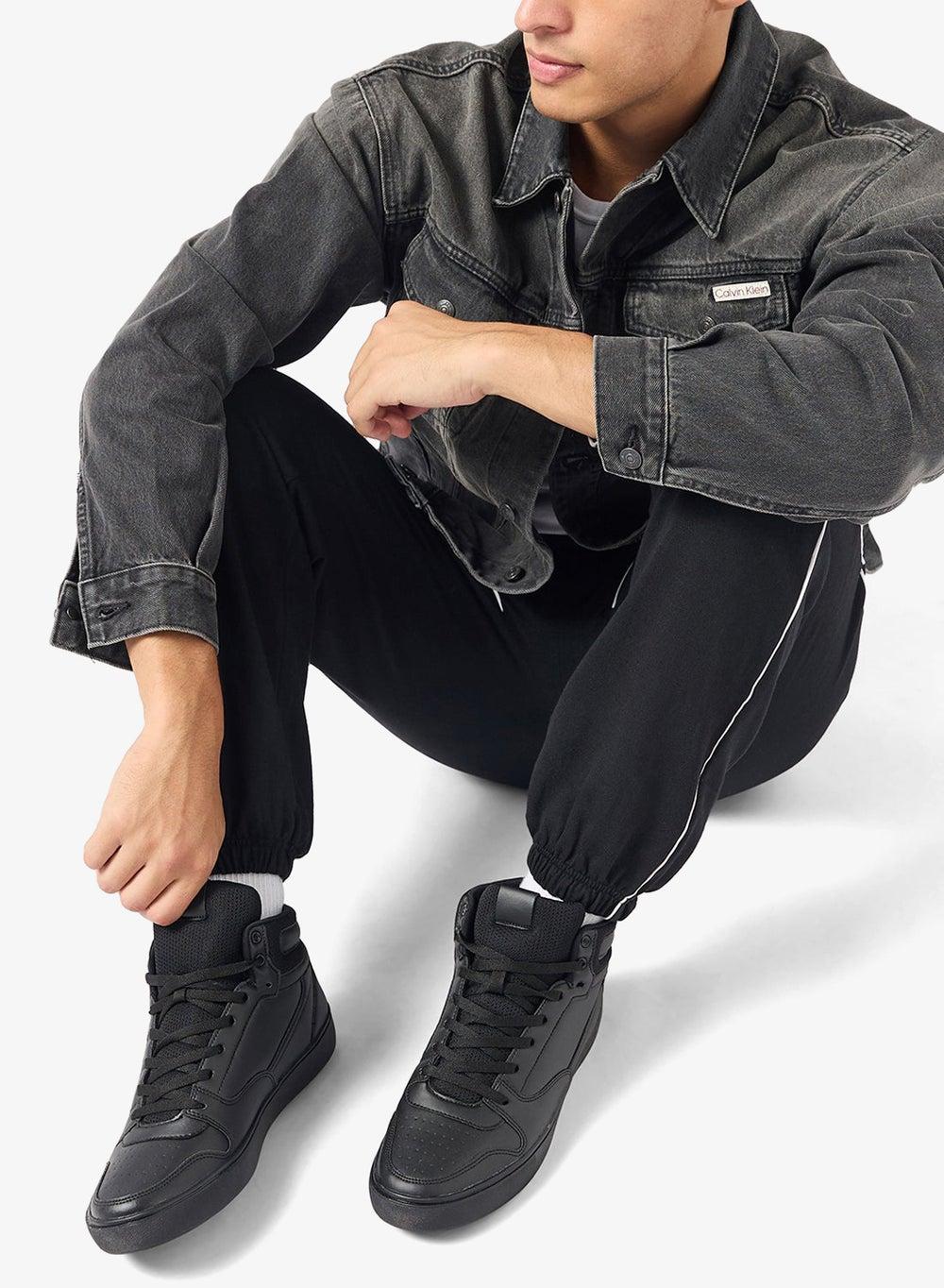 Black High-Top Sneakers Glcscoot 05 - Image 1