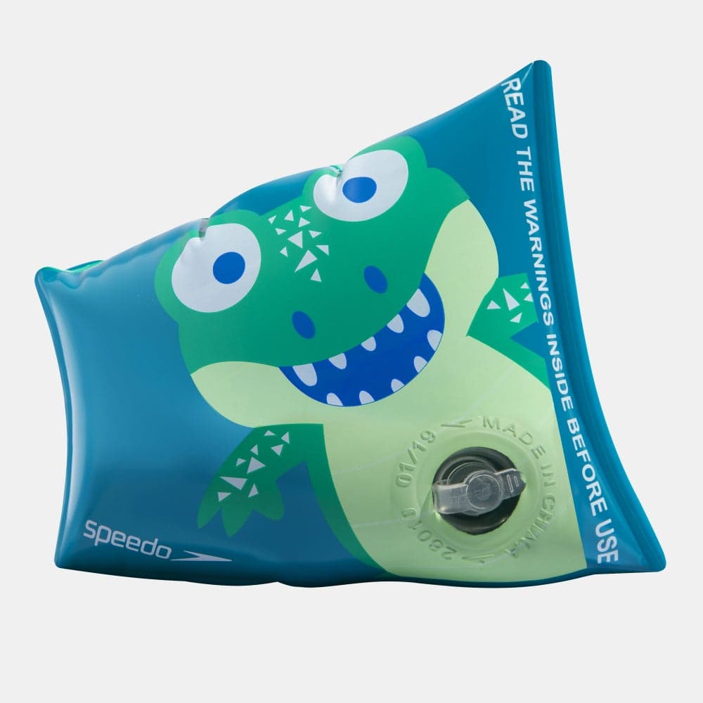 Sea Squad Kids Swimming Armbands Crocodile Print - Image 1