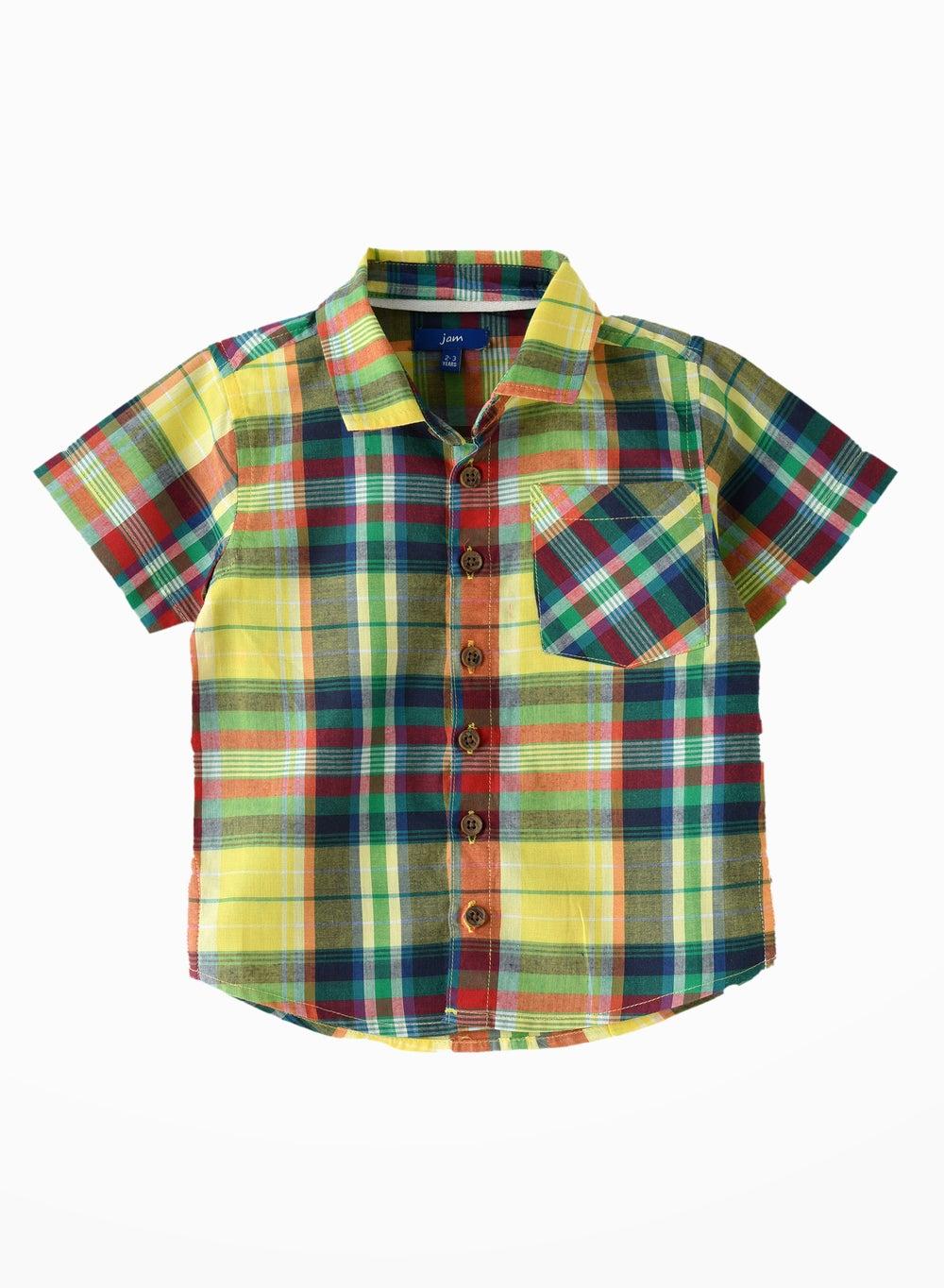 Boys' Classic Cotton Shirt Rrtdb Sp2401 Everyday Style - Image 1