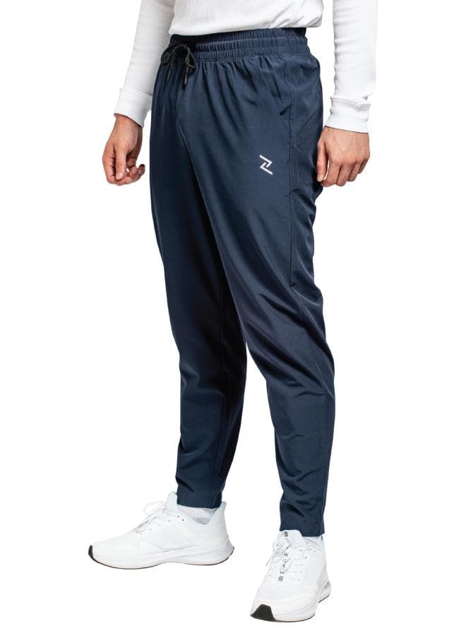Men’s Slim Fit Navy Training Pants - Image 1