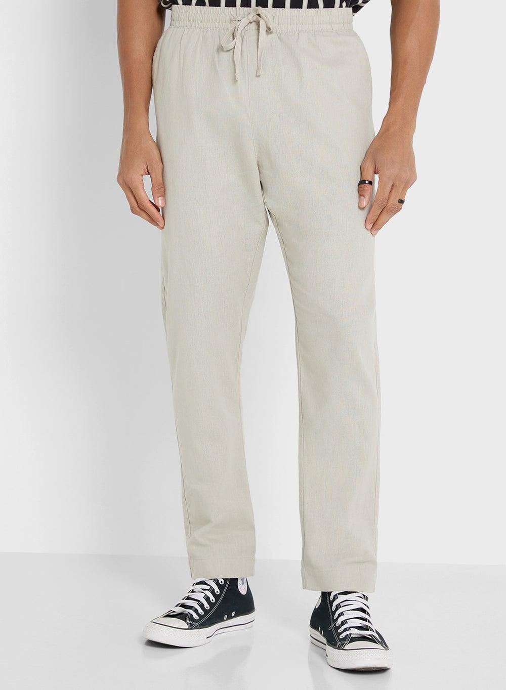 Beachstone Linen Relaxed Fit Pants Mtr - Image 1