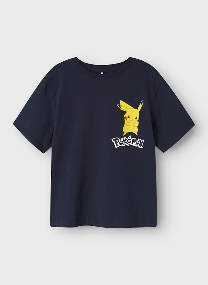 Youth Pokémon Navy Crew Neck Graphic Top 13247266 - Image 1