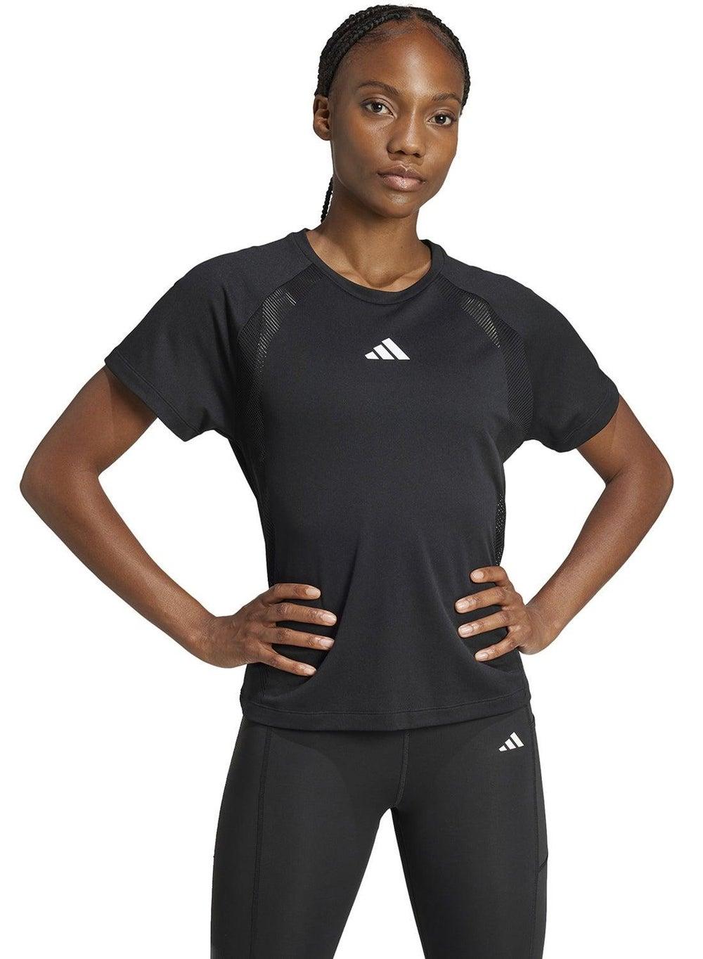 Adidas Seamless CLIMACOOL Training T-Shirt Black - Image 1