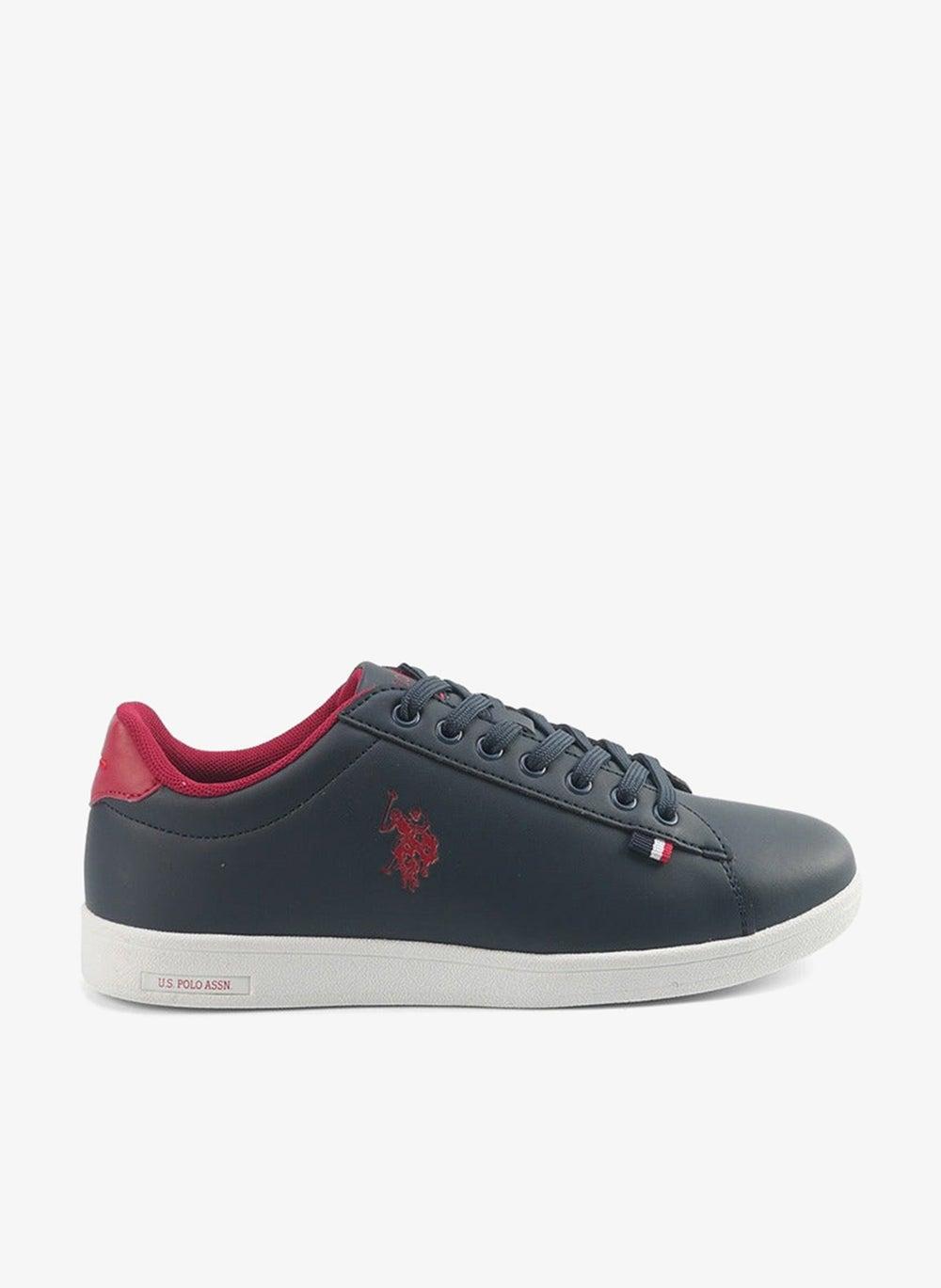 USPA Navy Red Contrast Lace-Up Women’s Sneakers 640299980000 - Image 1