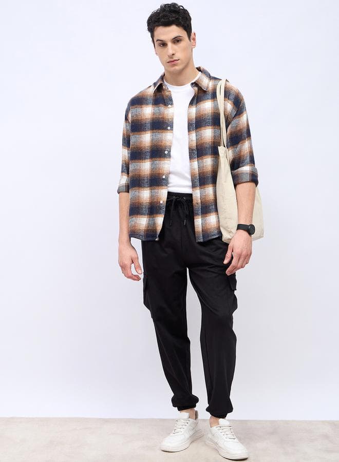 Styli Oversized Cargo Joggers 7004795701 Black - Image 1