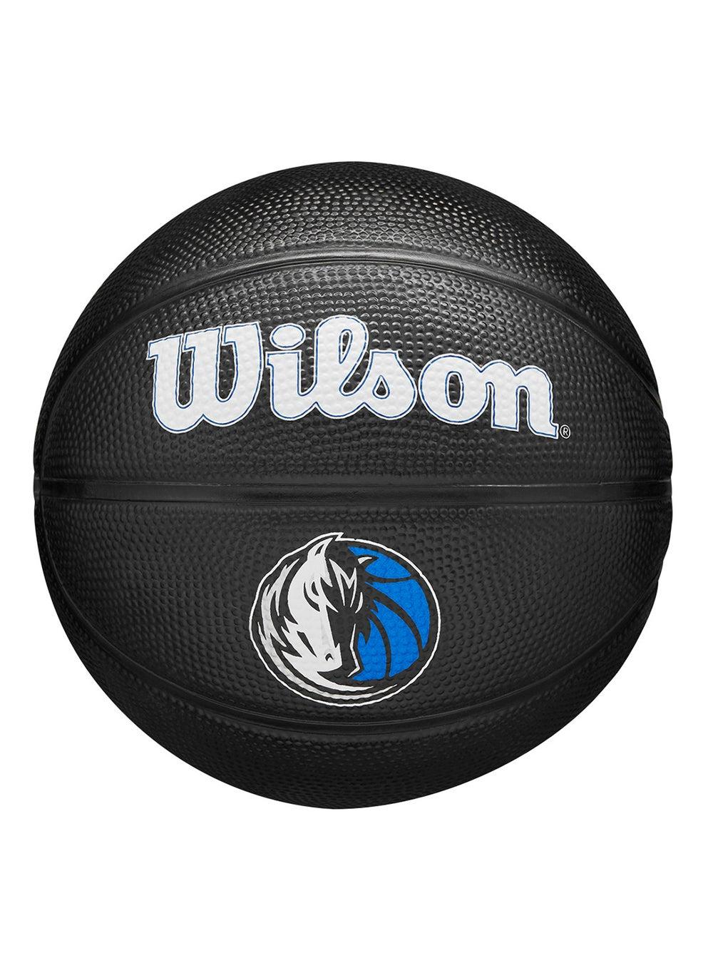 Dallas Mavericks NBA Tribute Mini Basketball Size 3 Black - Image 1