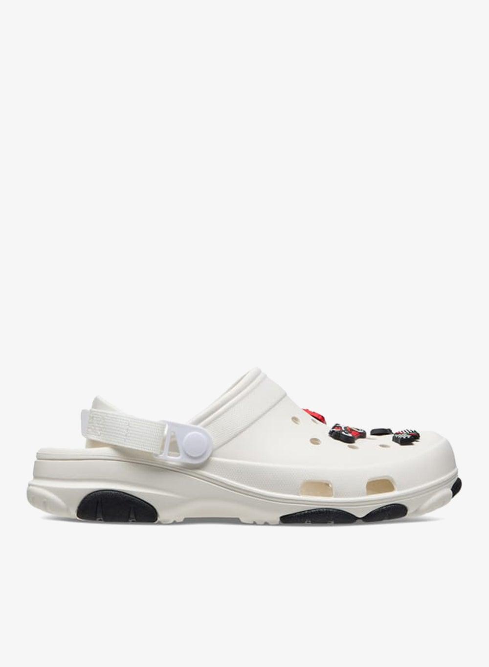 Men’s Applique Detail Clogs Cy 30048 White - Image 1