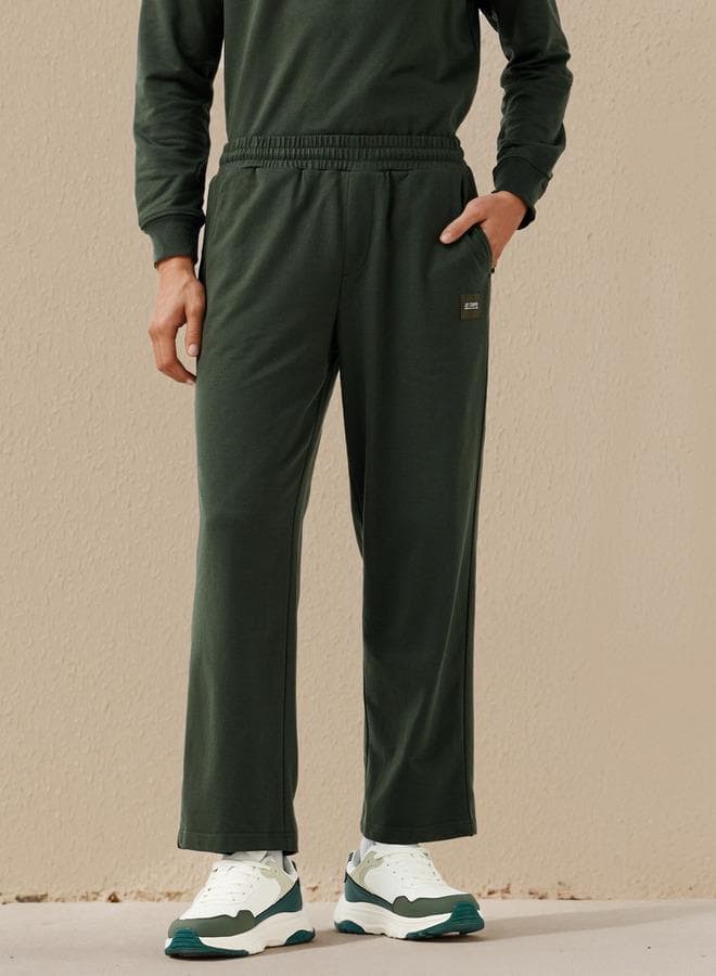 Lee Cooper Green Relaxed Fit Jogger Track Pants - Image 1