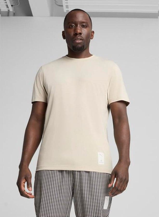 PUMA x SAYSKY Running T-Shirt 52684168 Desert Dust - Image 1