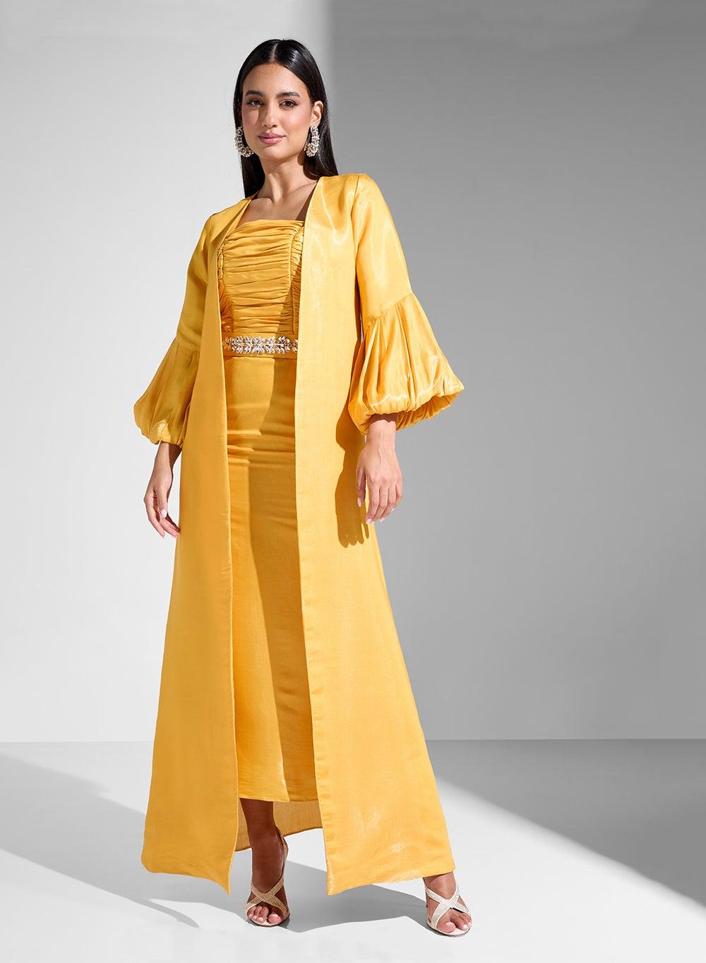 Pleated Evening Two Piece Set UAE Elegance - Image 1