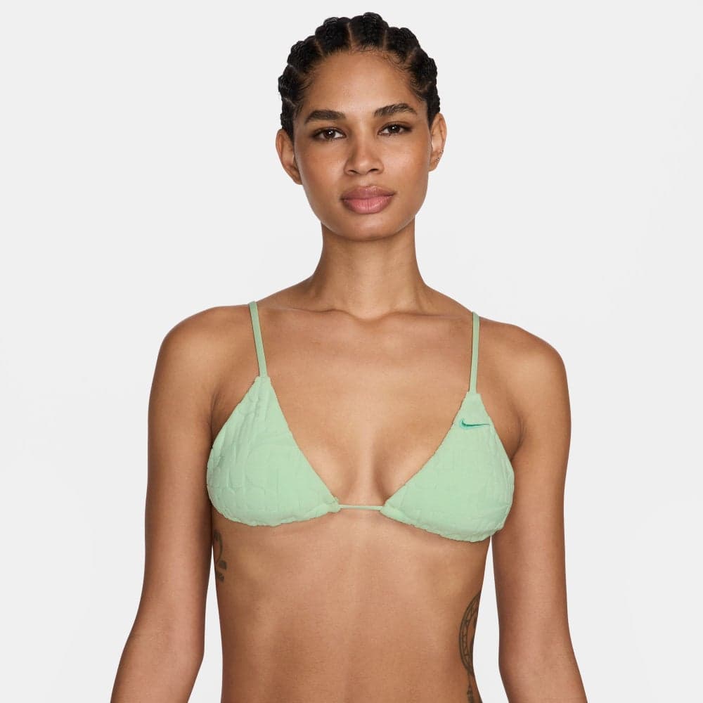 Retro Flow Women’s Bikini Top Green Adjustable Fit - Image 1