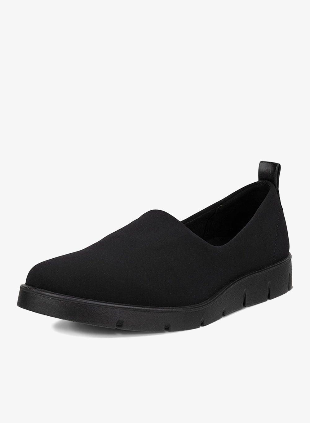 ECCO Bella Black Leather Slip-On Sneakers - Image 1