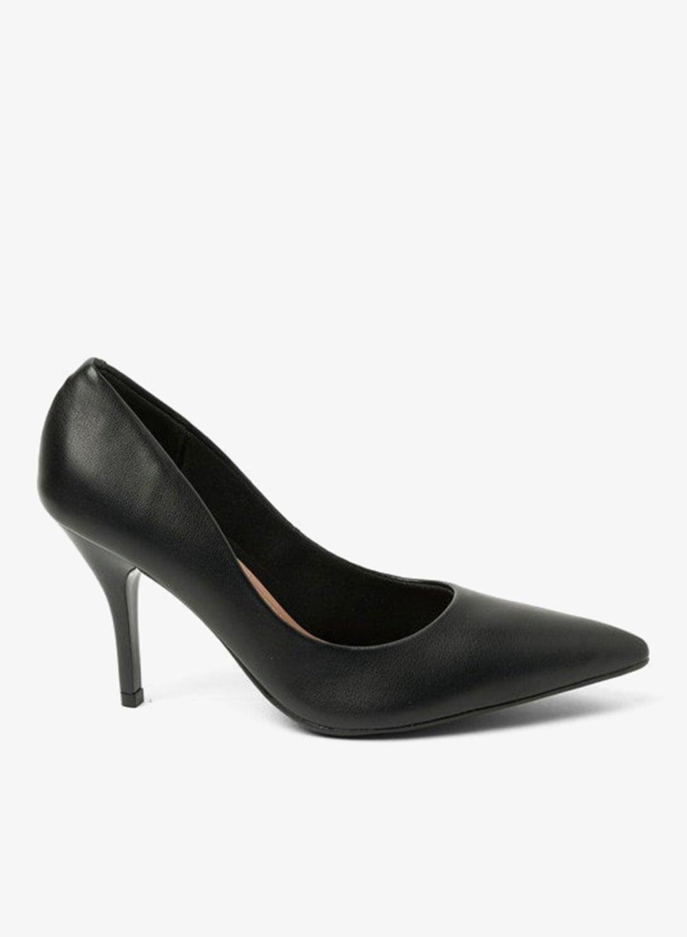 Classic Black Mid Heel Pumps – Timeless Office Elegance - Image 1
