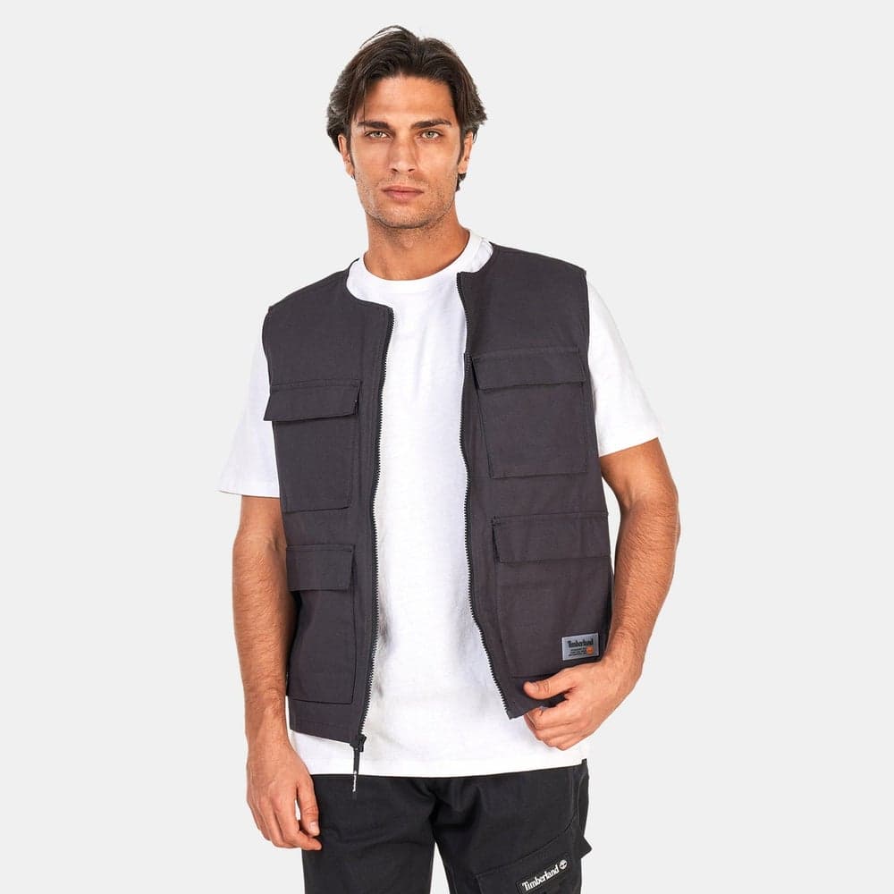 Men’s Progressive Utility Multi-Pocket Cotton Vest - Image 1