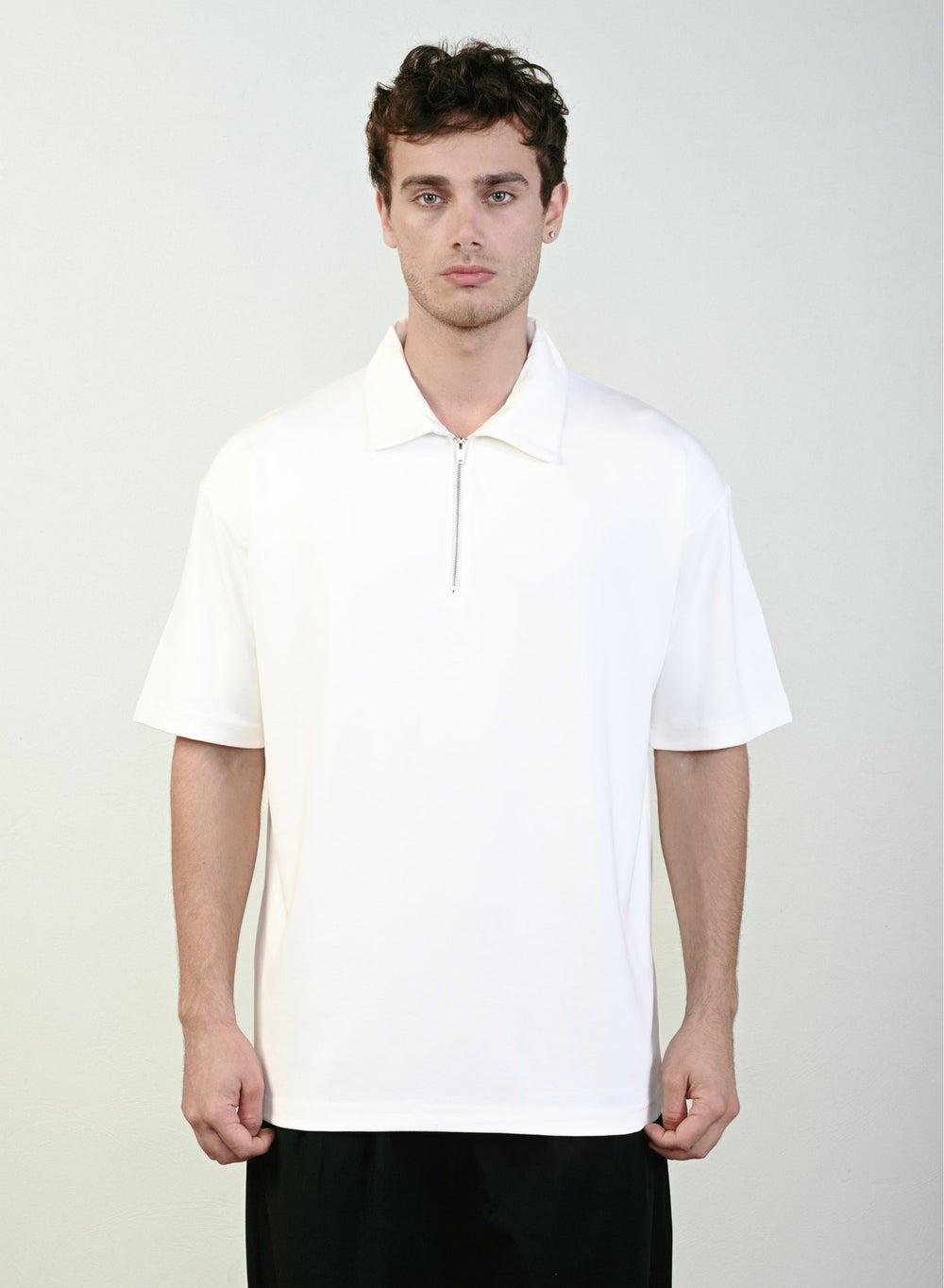 Men’s Classic White Polo Shirt – Regular Fit - Image 1