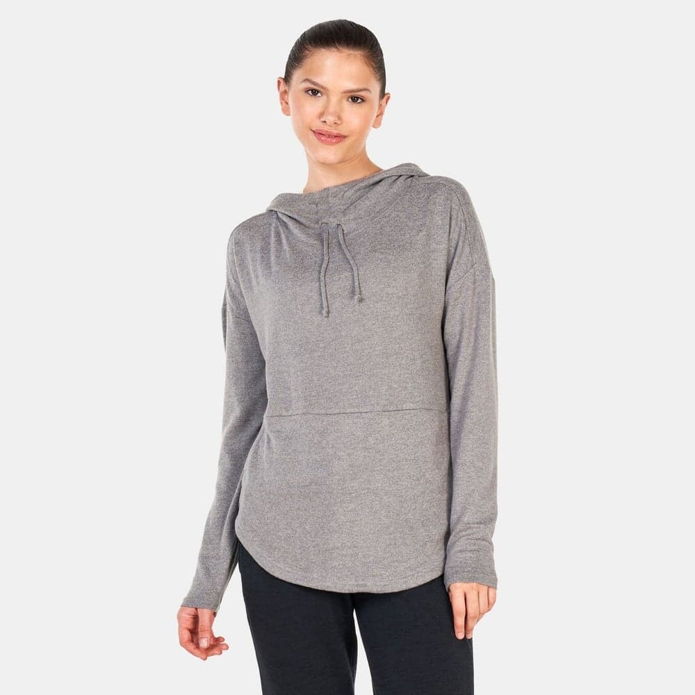 Foresta Women's Lightweight Hooded Top Grey - Image 1