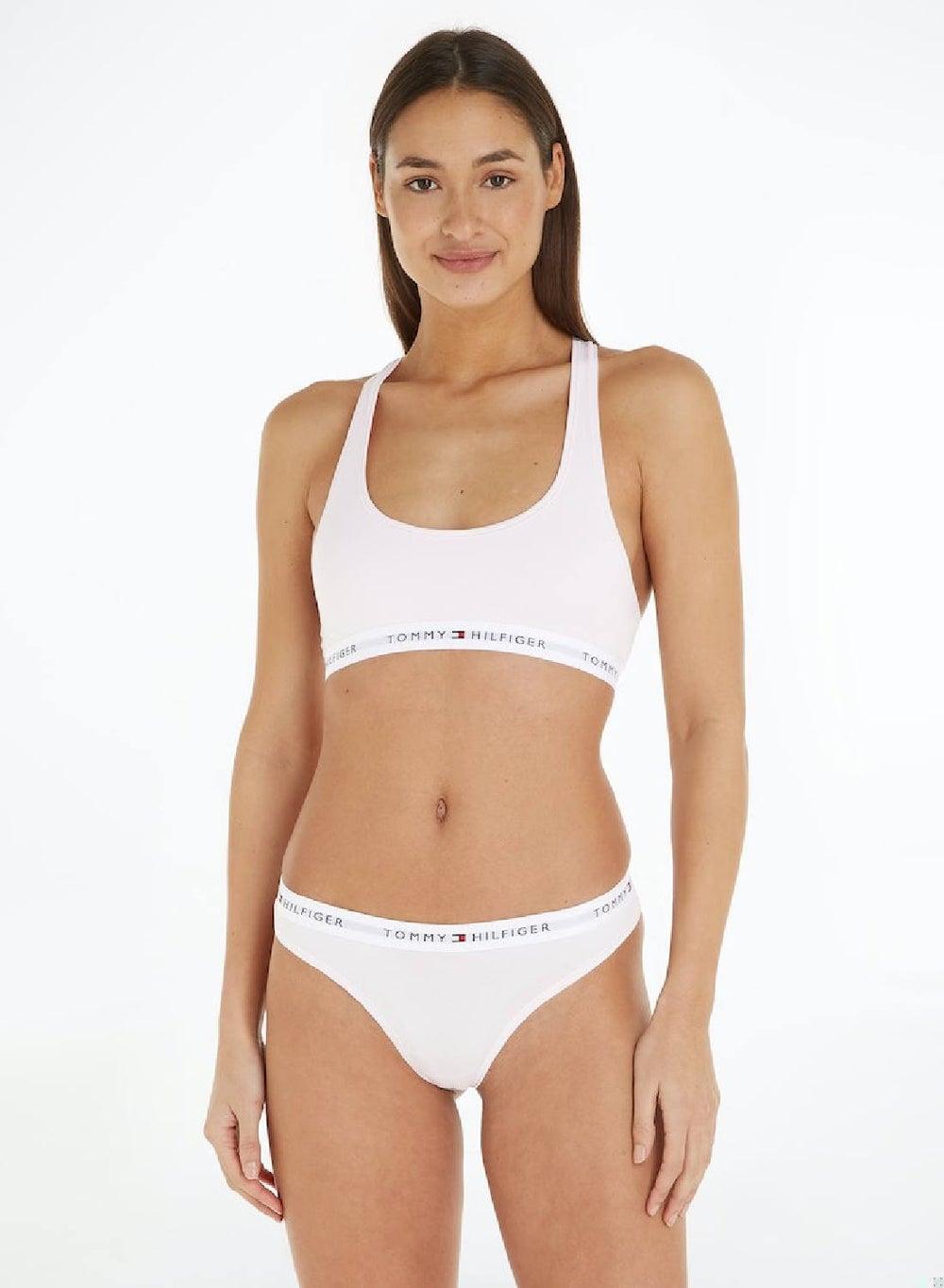 Hilfiger Icon Logo Waistband Thong Light Pink - Image 1