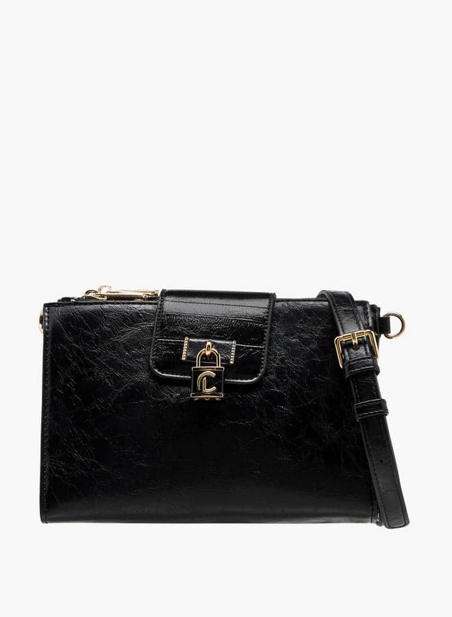 Textured Black Crossbody Bag Le241030 13 - Image 1